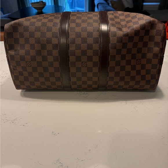 Louis Vuitton Keepall Bandouliere Bag Damier Ebene 45 - Picture 12 of 16